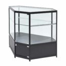 Corner Aluminium Display Glass Counter 850X850X900mm SBT2 Code 99642