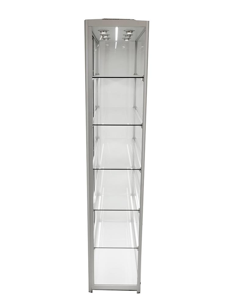 Glass Cabinet 1000X400X1980mm 5 Shelves Led Strip Lighting Code 99778 - Image 4