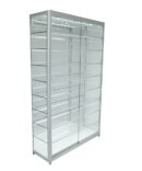 Glass Cabinet 1200X400X1980mm 8 Shelves Led Strip Lighting Code 99786