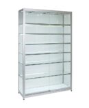 Glass Cabinet 1000X400X1980mm 6 Shelves Led Strip Lighting Code 99907