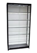 Glass Cabinet 1000X400X1980mm 5 Shelves Led Strip Lighting Code 99923