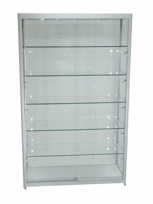 Glass Cabinet 1200X400X1980mm 5 Shelves Led Bulbs Lighting Code 99924