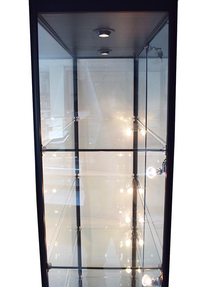Glass Cabinet 1200X400X1980mm 4 Shelves Halogen Bulb Lighting Code 99928 - Image 4
