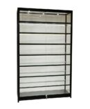 Glass Cabinet 1200X400X1980mm 7 Shelves Led Strip Lighting Code 99946