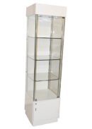 Frameless Display Glass Cabinet 500X500X1980mm SW Code 99959