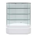 Frameless Display Glass Counter 850X850X1550mm SGT 99968