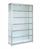 Glass Cabinet 1200X400X1980mm 5 Shelves Led Strip Lighting Code 99977