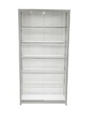 Glass Cabinet 1000X400X1980mm 5 Shelves Led Strip Lighting Code 99778