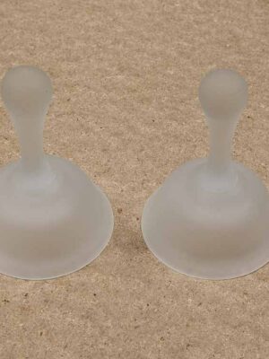 Frosted Glass Candle Holders. 2880 PCS. CLEARANCE