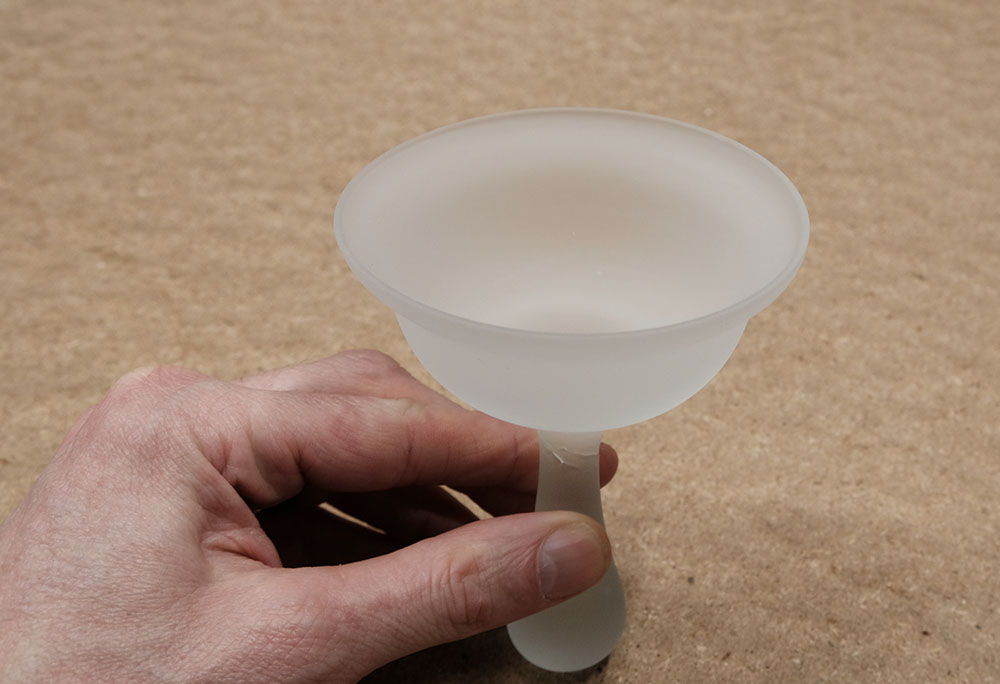 Frosted Glass Candle Holders. 2880 PCS. CLEARANCE - Image 2