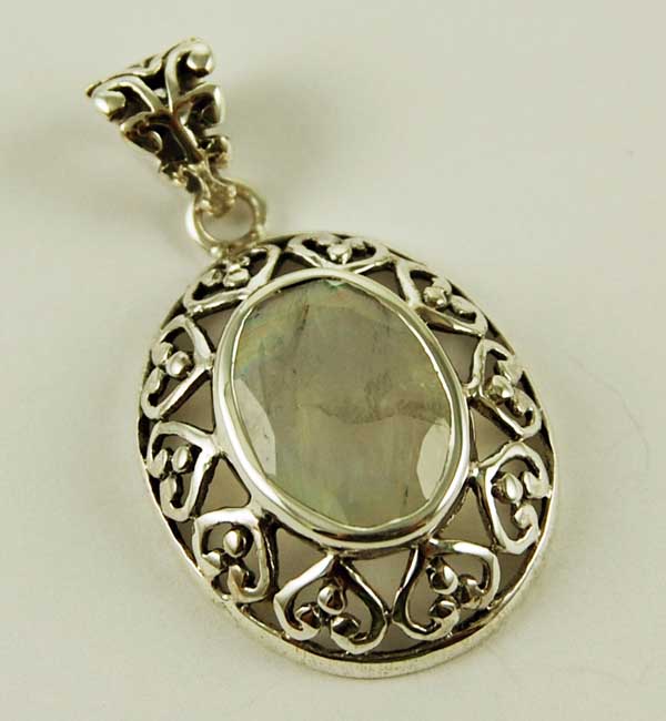 Silver Pendant Rainbow L4cm