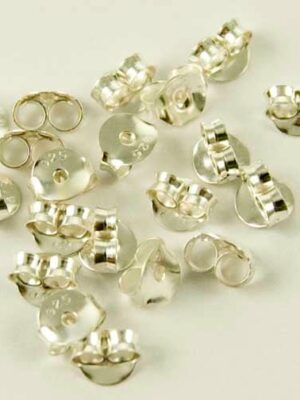 Silver Earring Backs 5 Pairs