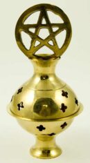 Incense Cone Holder Pentagram