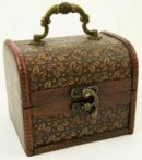 Box Wooden Chest 12X10X10cm