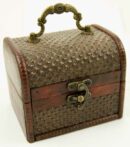 Box Wooden Chest 12X10X10cm