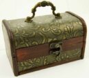 Box Wooden Chest 16X10X9cm
