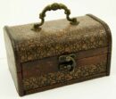 Box Wooden Chest 16X10X9cm