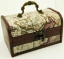 Box Wooden Chest 16X10X9cm