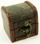 Box Wooden Chest 6X6X6cm