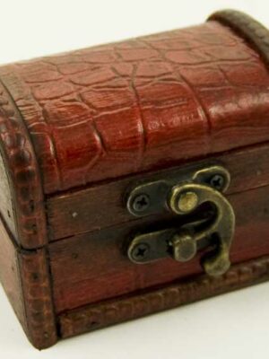 Box Wooden Chest 8X6X6cm