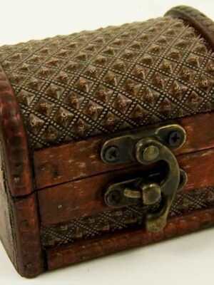 Box Wooden Chest 8X6X6cm