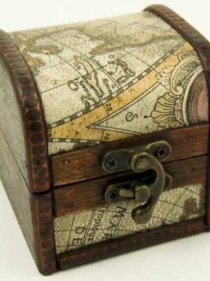 Box Wooden Chest 8X8X8cm