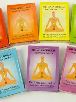 Incense Cones Chakra Pack Of 7