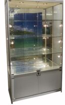 Aluminium Glass Display Cabinet 1200X400X1980mm SM Code 99535