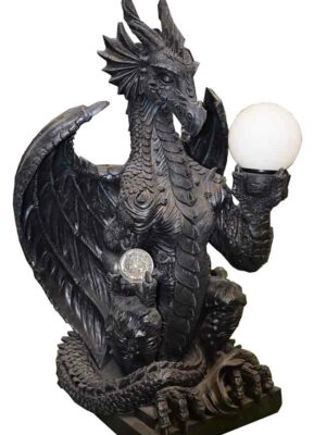 Dragon Lamp Black. COLLECTION ONLY