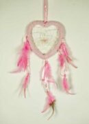 Dream Catcher Heart Pink