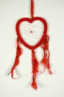 Dream Catcher Heart Red
