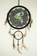 Dream Catcher Wolves At Night