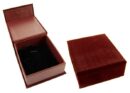Pendant Box Maroon Velvet