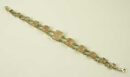 Bracelet Silver Rectangle Stones
