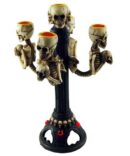 Candle Holder Skull H28xw14cm