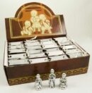 Monk Silver Colour In Gift Bag