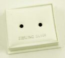 Earring Silver Onyx Stone