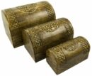 Box Chest Celtic Knot Set Of 3