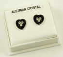 Silver Earring Stud Heart