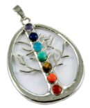 Pendant Chakra Tree In Circle