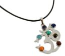 Pendant Om With Chakra Stones