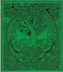 Bedspread Double Tree Of Life Green