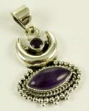 Silver Pendant Amethyst