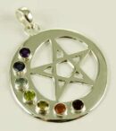 Silver Pendant Chakra Circle