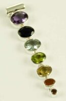 Silver Pendant Chakra Cut