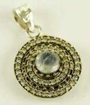 Silver Pendant Moonstone