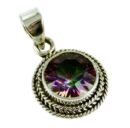 Silver Pendant Mystic Quartz
