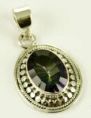 Silver Pendant Mystic Quartz