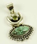 Silver Pendant Turquoise