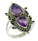 Silver Ring Amethyst Cab
